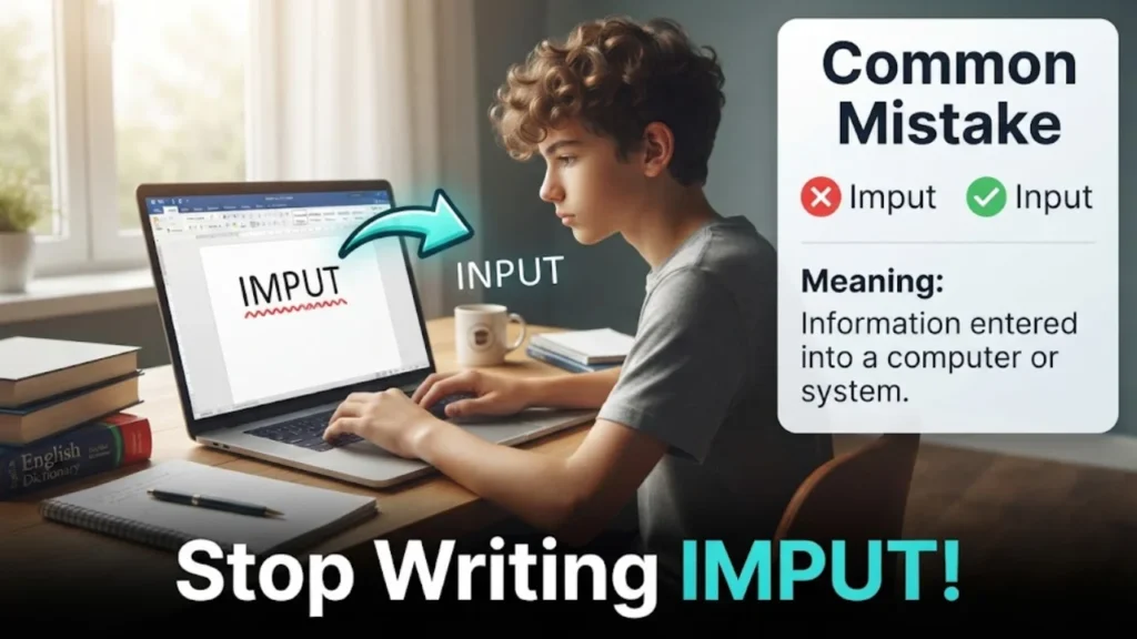 Why Do People Write Imput Instead of Input